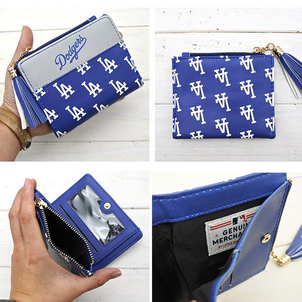 ドジャース 二つ折り財布 ウォレット 財布 dodgers LA 大谷翔平