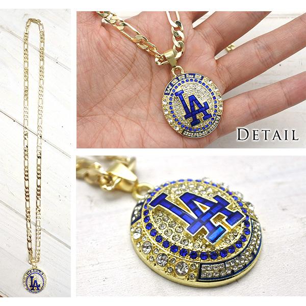 ドジャース ネックレス dodgers LA ロサンゼルス 大谷翔平 グッズ ロゴ