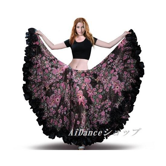 新着 ベリーダンス 衣装 スカート ロングスカート ジプシー25ヤード