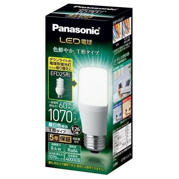 Panasonic（パナソニック） (10個セット)LED電球 LDT8N-G/S/T6 口金