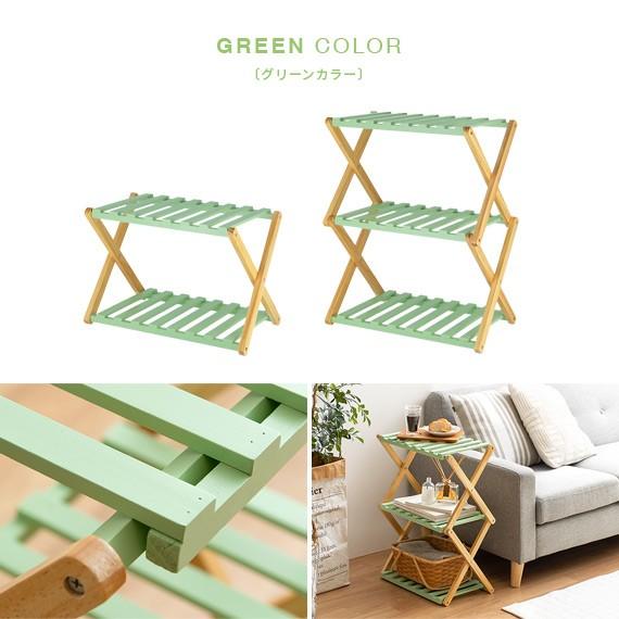 不二貿易（Fuji Boeki） ラック 棚 木製 収納 折りたたみ オープン