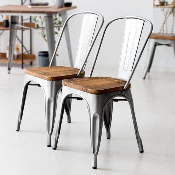 エア・リゾーム ダイニングチェア 2脚セット 椅子 いす チェア