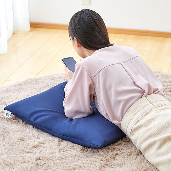 エアウィーヴ（airweave） 座布団 大:銘仙判 ネイビー ワインレッド