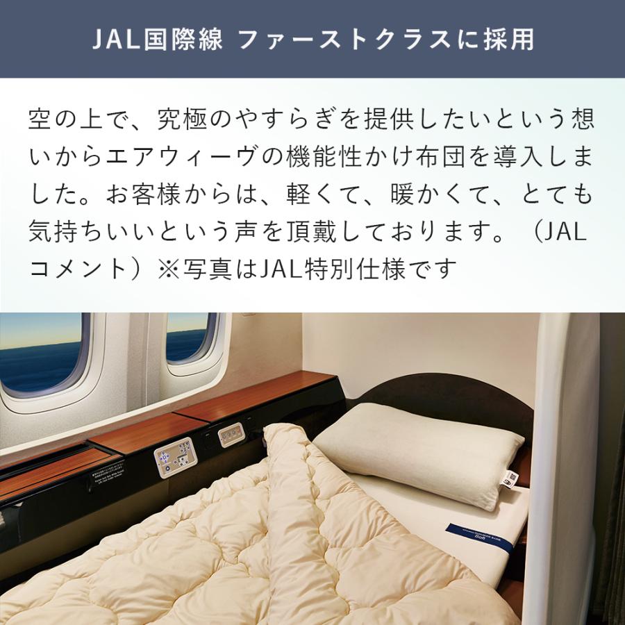 エアウィーヴ（airweave） ハイパーダウン フェザーレス 掛け布団 軽い