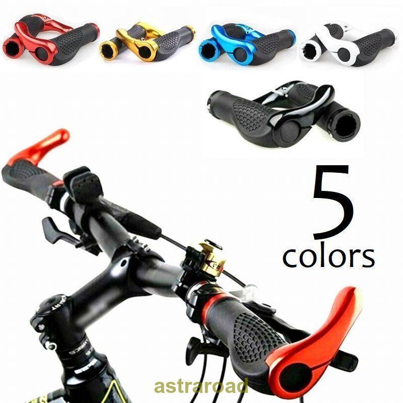 自転車 グリップ バーエンドバー 1ペア クロスバイク マウンテンバイク