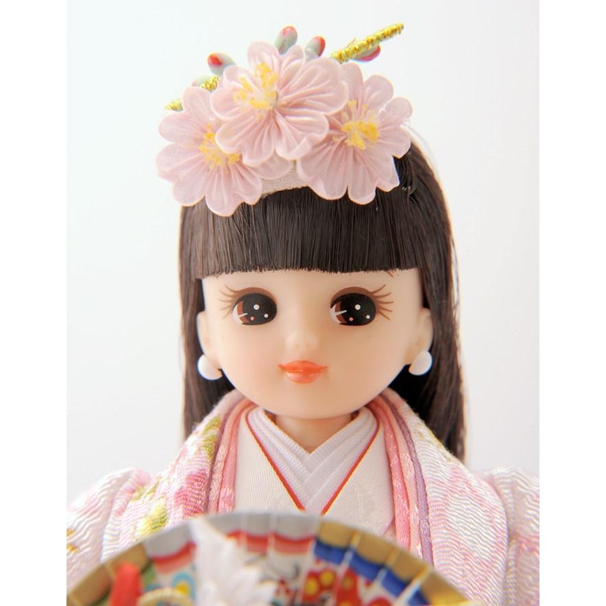 久月 雛人形 リカちゃん 立雛 単品 (白) シリアル入 h273-ri-10-h