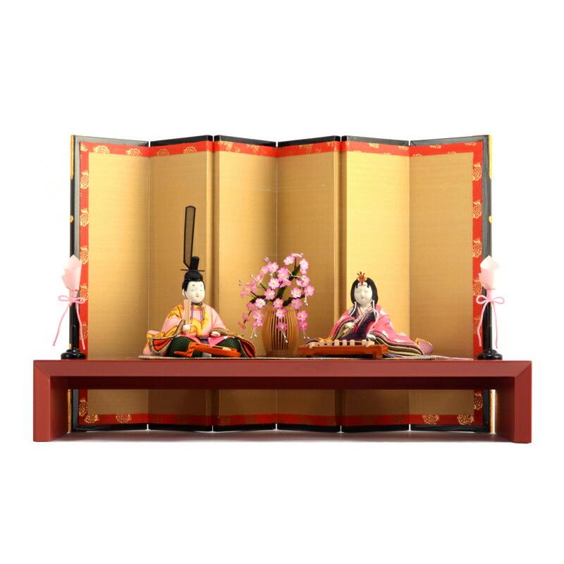 柿沼東光 雛人形 ひな人形 雛 平飾り 親王飾り 木目込み人形 柿沼東光