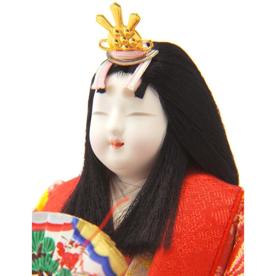 真多呂人形 雛人形 ひな人形 雛 親王飾り 平飾り 衣装着飾り 紫翠雛