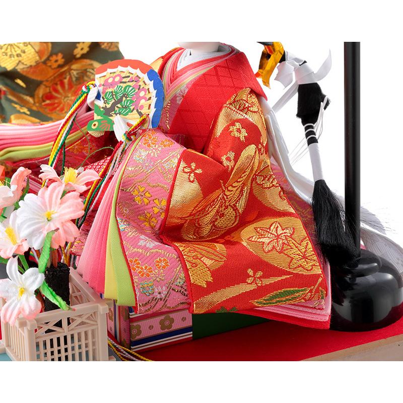 吉徳大光 雛人形 コンパクト ひな人形 雛 ケース飾り 親王飾り 御雛 三