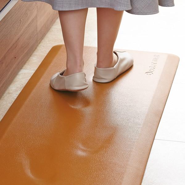 アサヒ軽金属 キッチンマット 厚手 マット Lサイズ 抗菌 防水 防油