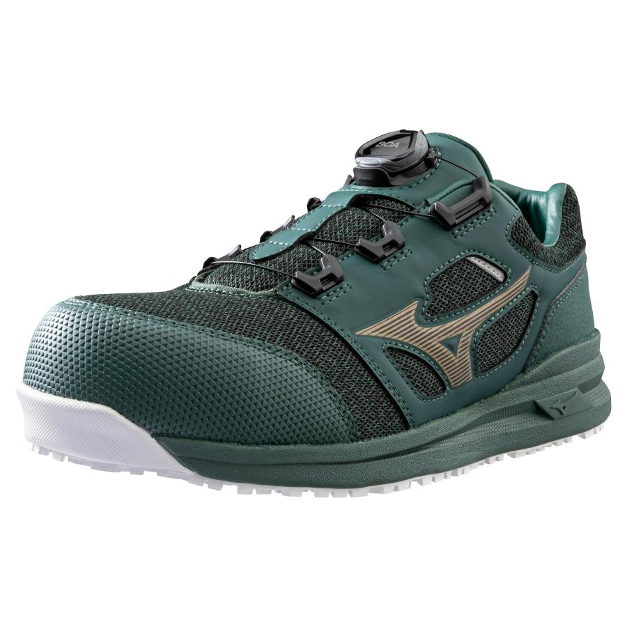 ミズノ オールマイティ LSII52L BOA グリーン×ゴールド F1GA220233