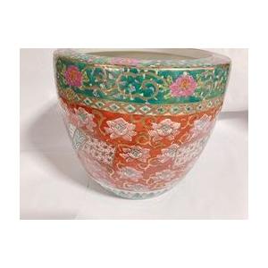 九谷焼 1点限り 火鉢 昭和レトロ 手あぶり 鮮やか 日本品質 こだわり