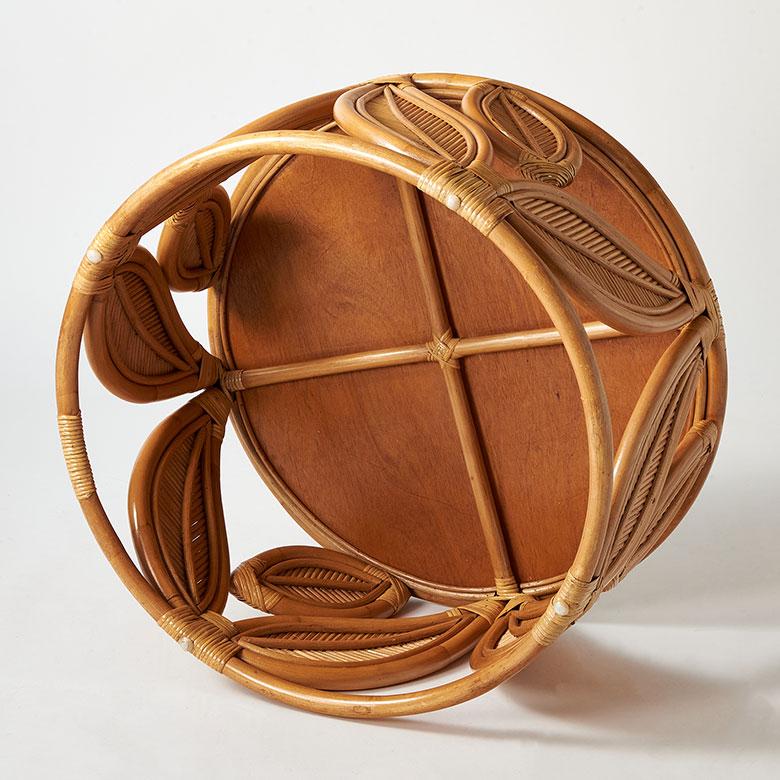 センター テーブル ラタン 籐 天然 素材 コーヒー ロー リビング