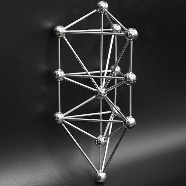 模型 3Dカバラ パドマ（ステンレス） 丸山式 開運グッズ 浄化アイテム