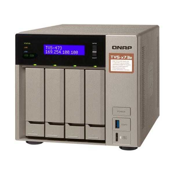 QNAP QNAP NAS TVS-473E HDD-LESS 日本国内代理店2年保証付き : MWJ