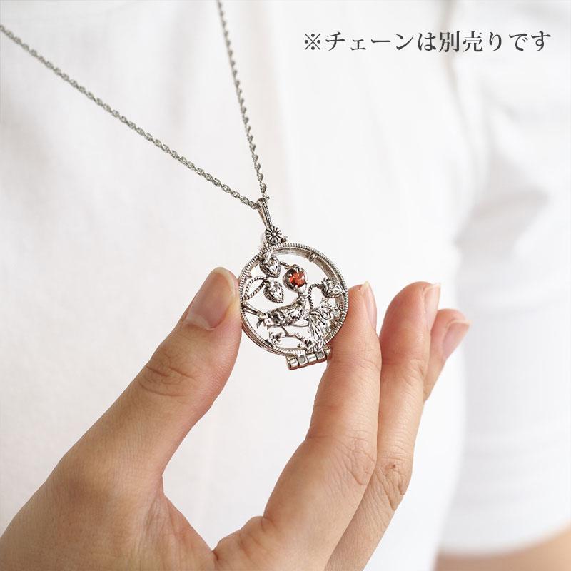 ルーペペンダント おしゃれ ネックレス ウィリアムモリス いちご泥棒