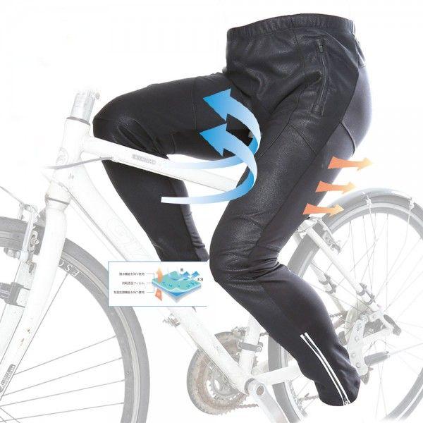ウインドブレークタイツ 冬用 サイクルパンツ レーサーパンツ apt