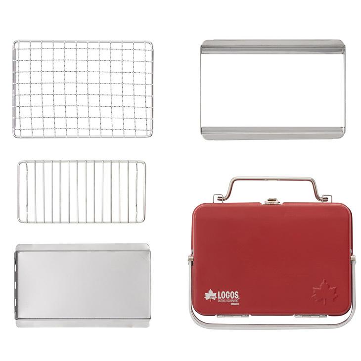 LOGOS（ロゴス） 卓上ミニグリル コンロ 調理器具 グリルアタッシュ