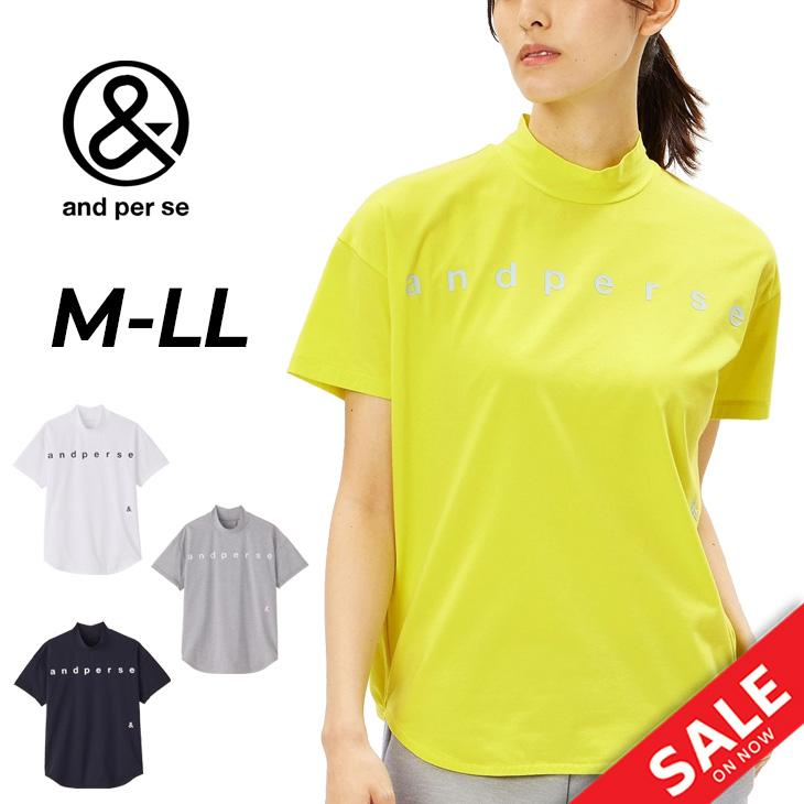 and per se（アンパスィ） 半袖シャツ レディース ゴルフウェア and