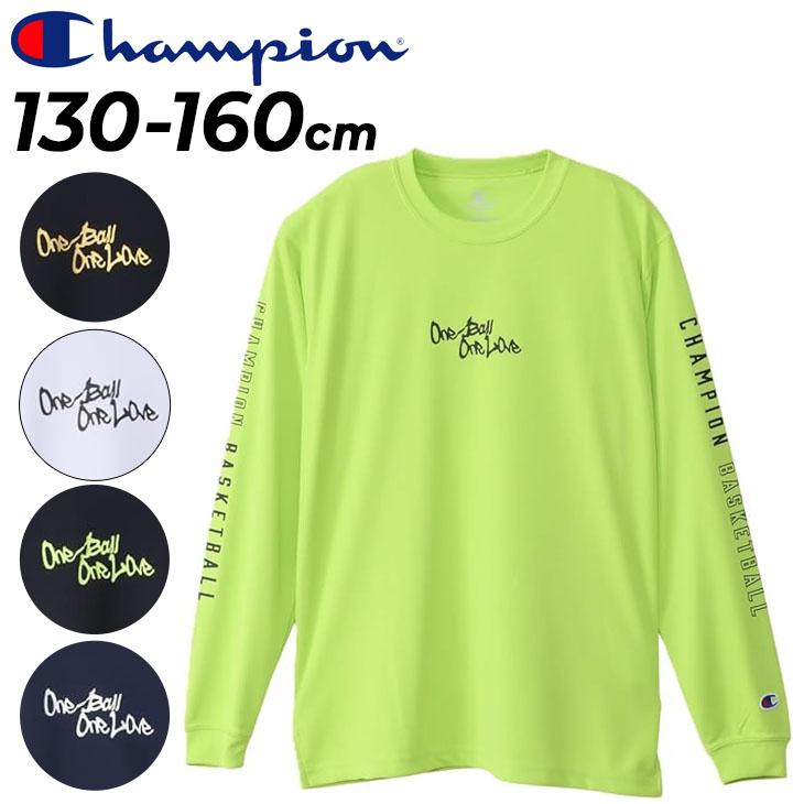 Champion（チャンピオン） キッズ 長袖 Tシャツ 130-160cm 子供服