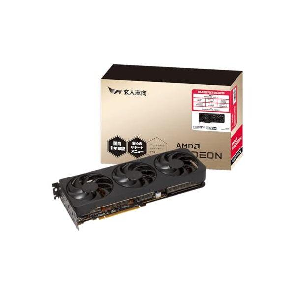 玄人志向 RD-RX9070XT-E16GB/TP Radeon RX9070XT 搭載 グラフィック