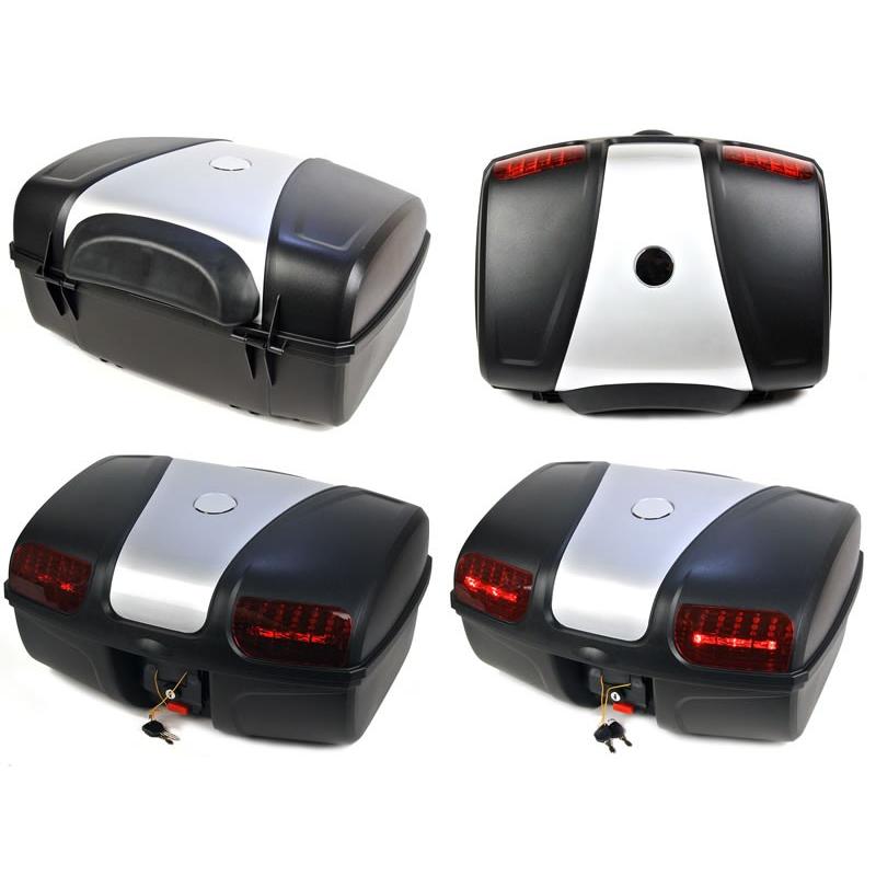 AG-86リアボックス 容量47L LEDストップランプ付 バイク 大容量 汎用