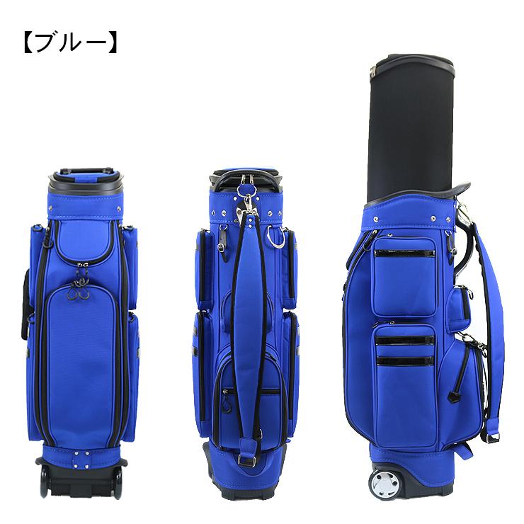 キャディバッグ 伸縮式 ハードタイプ キャスター付き ゴルフバッグ 全5