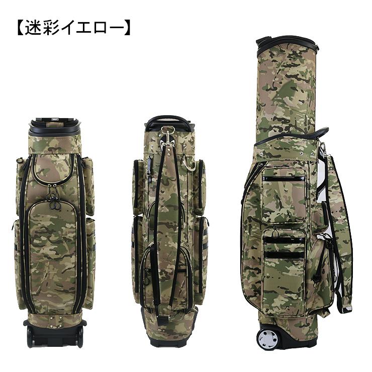 キャディバッグ 伸縮式 ハードタイプ キャスター付き ゴルフバッグ 全5