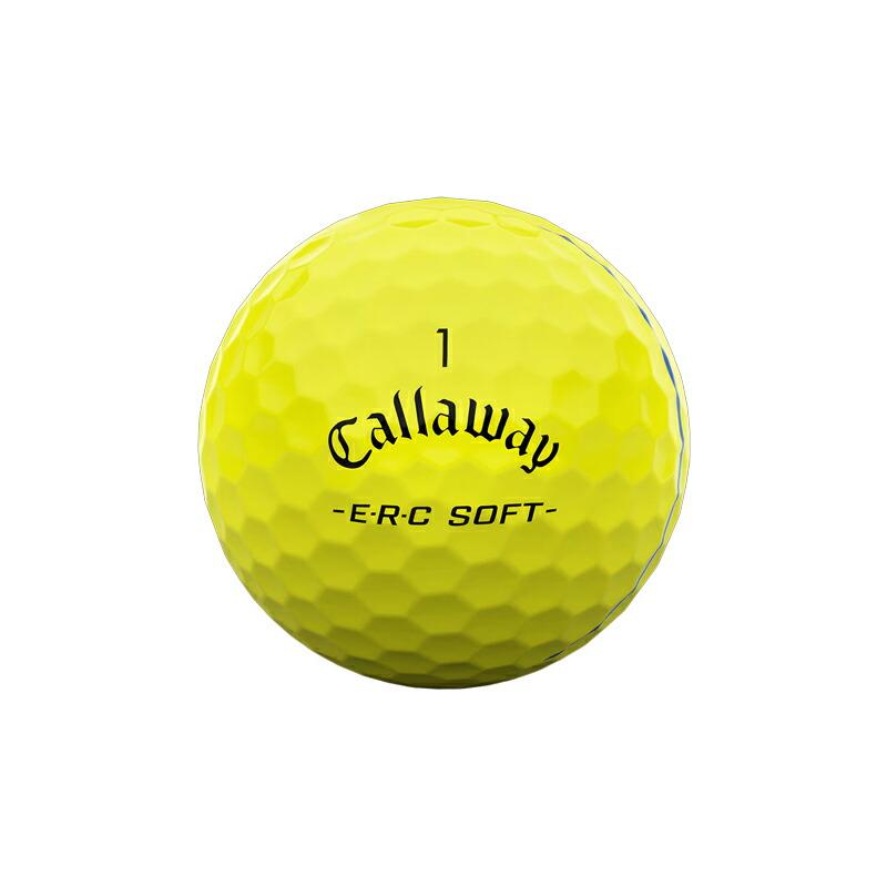 E.R.C 【即納】 キャロウェイ ERC ソフト ゴルフボール イエロー