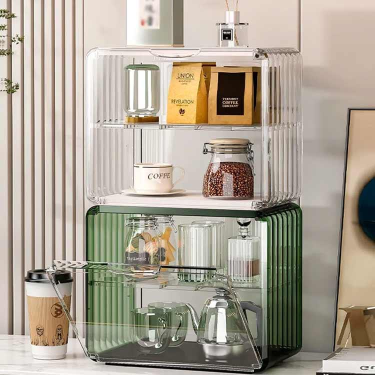 ミニ食器棚 食器棚 上置き アンティーク調 収納ボックス ラック 収納