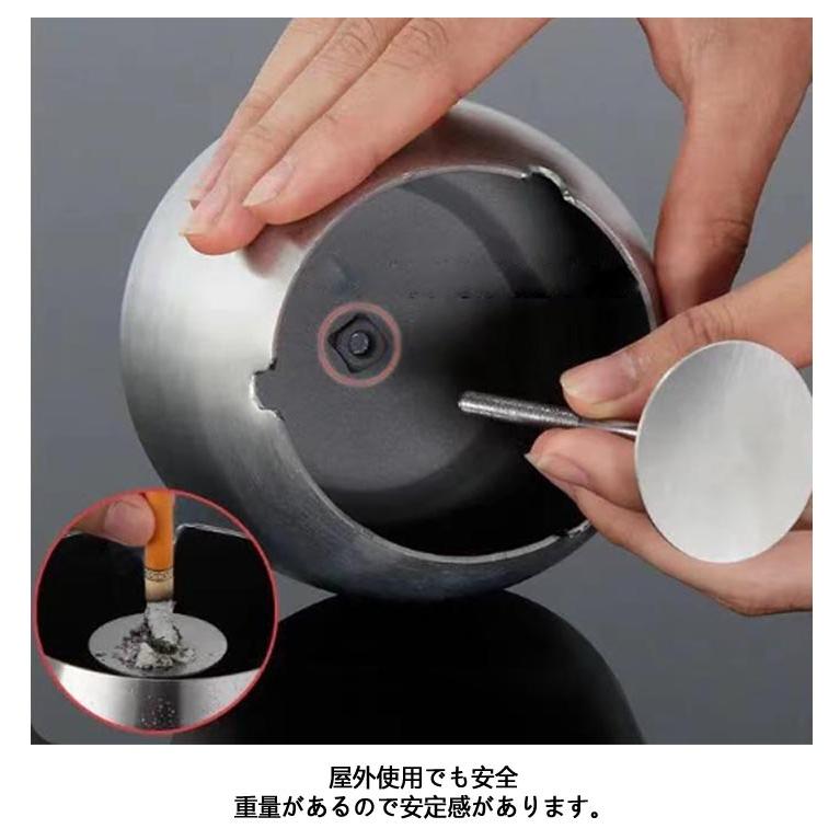 灰皿 フタ付 アイコス 蓋付き ふた付き 卓上 大サイズ 黒 iqos灰皿