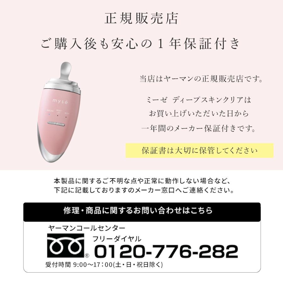 myse ミーゼ ディープスキンクリア 正規品 美顔器 フェイスケア