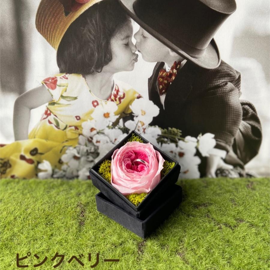 ポケットに入る 花付き 指輪ケース リングケース 気づかれない 薔薇