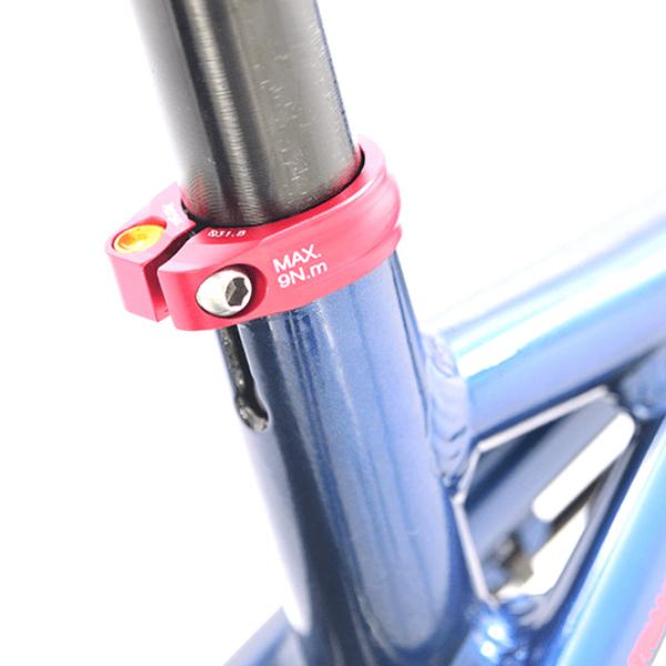 KCNC シートクランプ ロードプロ チタンボルト レッド ロードバイク