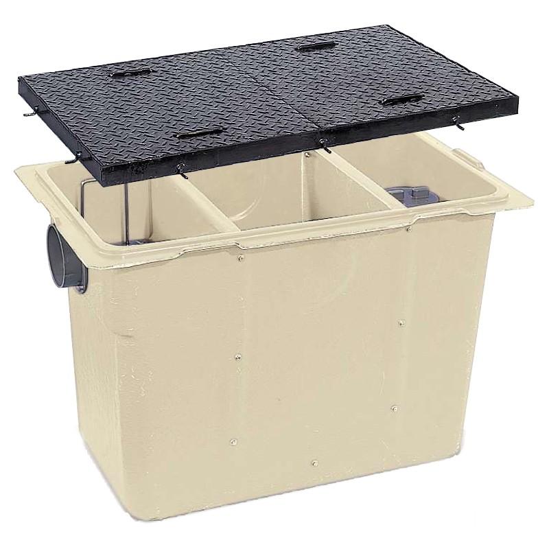 前澤化成工業 GT-B37P（人荷重鉄蓋） FRP製グリーストラップ パイプ