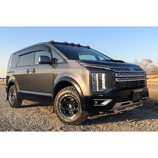 エルフォード デリカ D:5 後期 フロント20mm リア10mmワイド オーバー