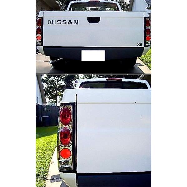 日産 ダットサン D21 系 リア クローム ユーロ テールランプ 左右