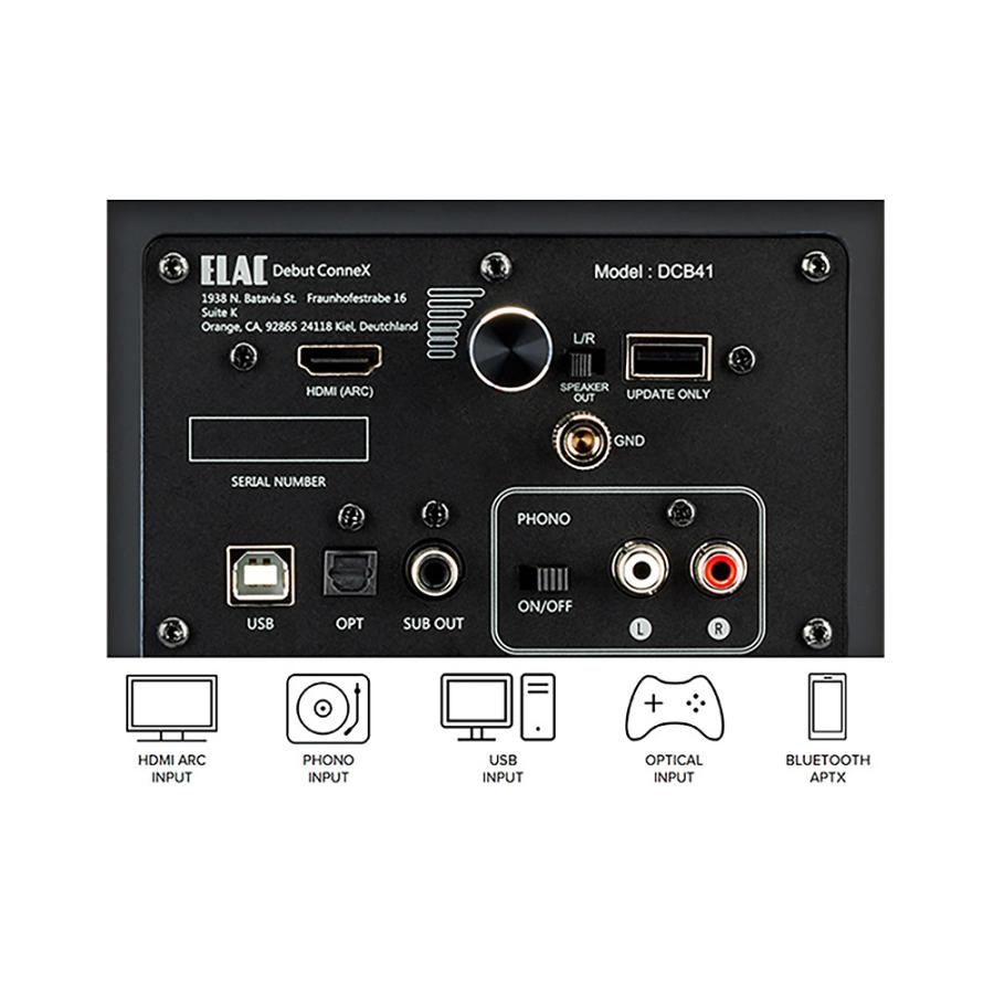 ELAC（エラック） ELAC - Debut ConneX DCB41/ウォールナット（ペア