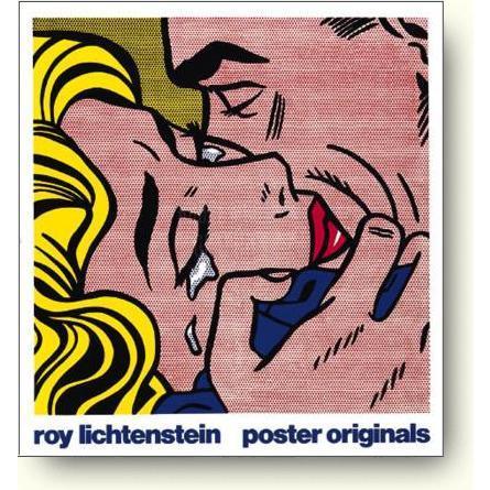 出荷区分D】ロイ・リキテンシュタイン：キス V【絶版シルクスクリーン