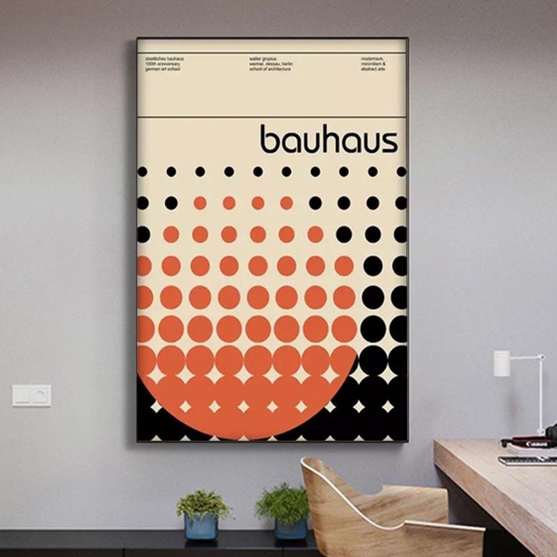 バウハウス Bauhaus 大 ポスター 70x50cm グッズ 海外 おしゃれ 北欧