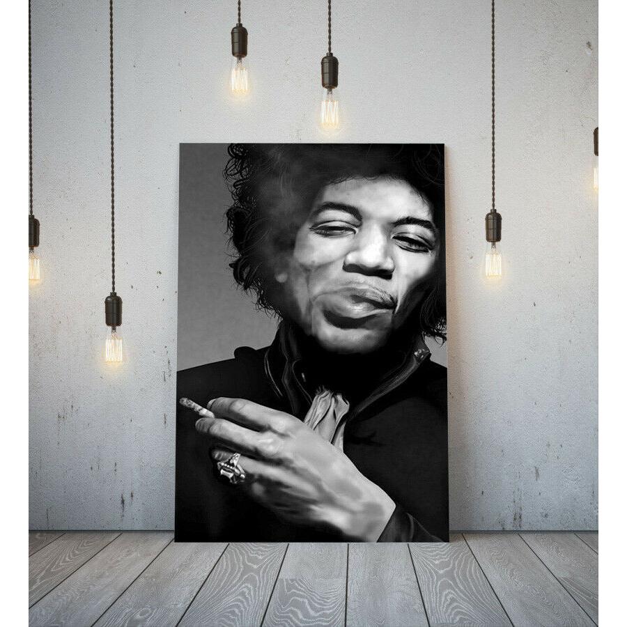 ジミ・ヘンドリックス JIMI HENDRIX 高級 キャンバス フレーム