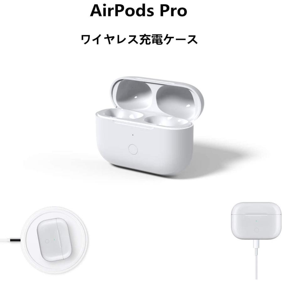 送料無料 AirPods Pro 充電ケース 充電器 Bluetooth ペアリング ボタン