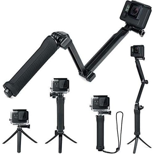 アクションカメラ用 三脚 ハンドグリップスタンド付き 3WAY GoPro 対応