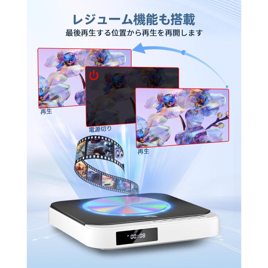 ミニ DVDプレーヤー 携帯式 リージョンフリー CPRM対応 テレビや