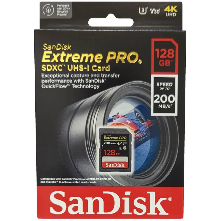 Extreme PRO 【並行輸入品】SanDisk サンディスク SDSDXXD-128G-GN4IN