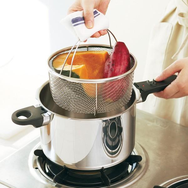 アサヒ軽金属 蒸し器 IH ガス せいろ スチーマー 蒸し野菜 圧力鍋 ゼロ