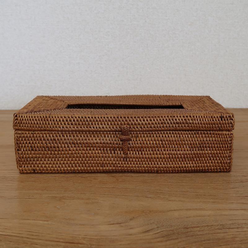 アタ ボックスティッシュケース バリ島 【アジアン雑貨 バリ雑貨 籐 藤