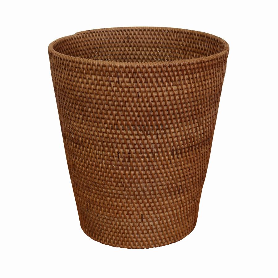 アタ＆ラタン ダストボックス ゴミ箱 バリ島 25cmX28cm ごみ箱