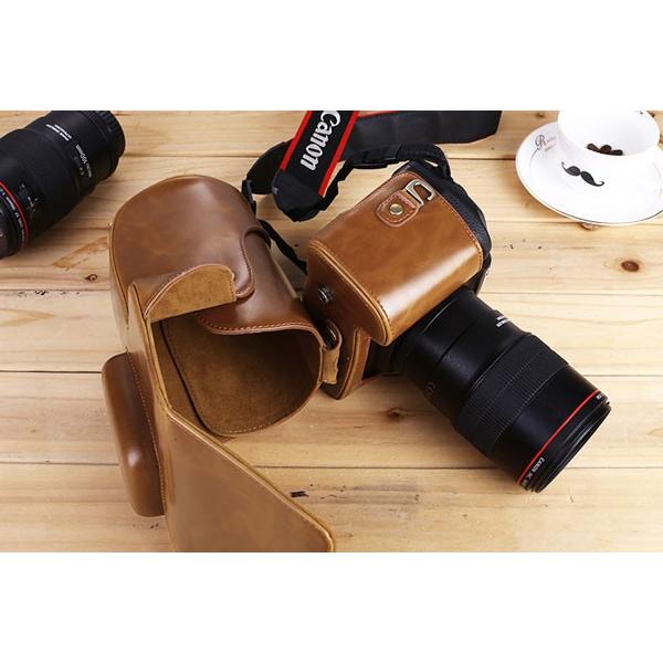 レザーカメラケース CANON EOS Kiss X10i X9i X8i Eos 9000D 8000D