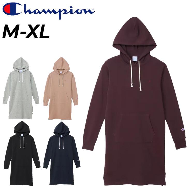 Champion（チャンピオン） スウェット ワンピース 長袖 レディース